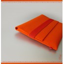 ORANGE original german wool felt sleeve for 13'' Macbook Pro red